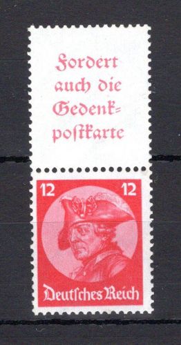 Deutsches Reich Zusammendruck MiNr. S 102 postfrisch ungefaltet