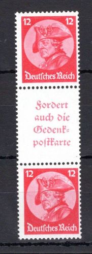 Deutsches Reich Zusammendruck MiNr. S 105 postfrisch ungefaltet