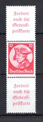 Deutsches Reich Zusammendruck MiNr. S 103 postfrisch ungefaltet