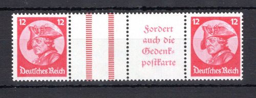 Deutsches Reich Zusammendruck MiNr. WZ 11 postfrisch ungefaltet