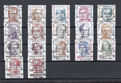 Berlin MiNr. 770 ff Ersttagssonderstempel DS Frauen der Geschichte