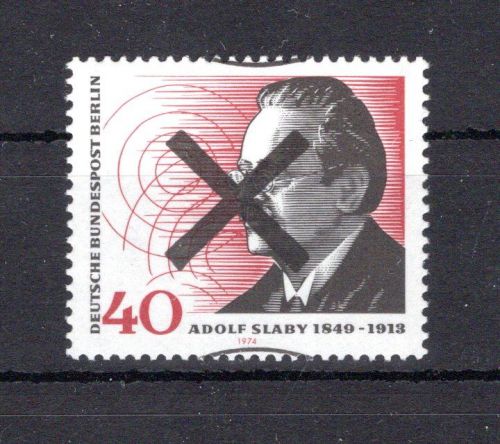 Berlin MiNr. 467 Andreaskreuzentwertung