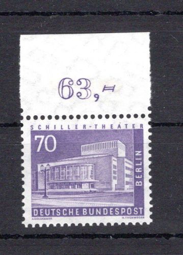 Berlin MiNr. 152 v Oberrand postfrisch gefaltet