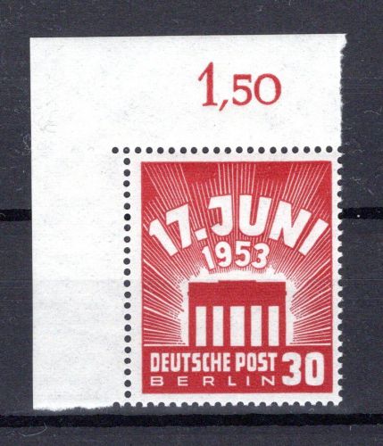 Berlin MiNr. 111 Eckrand ol postfrisch ungefaltet