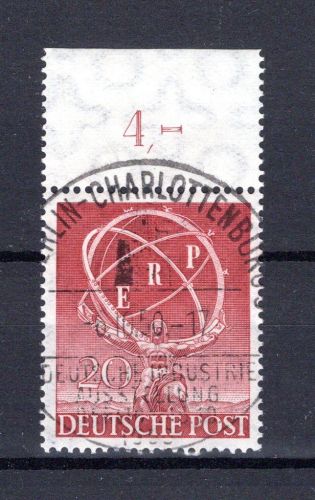 Berlin MiNr. 71 Oberrand Sonderstempel