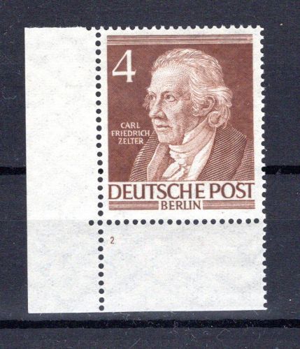 Berlin MiNr. 91 Eckrand ul FN 2 postfrisch ungefaltet