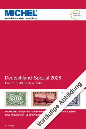 Michel Katalog Deutschland-Spezial 2026 Band 1 6001-1 Neu