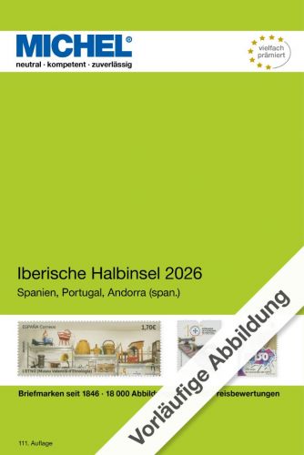 Michel Katalog Iberische Halbinsel 2026 (E 4) 6082-2 Neu