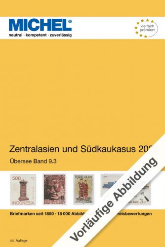 Michel Katalog Zentralasien und Südkaukasus 2026 ÜK 9/3 6107-2 Neu