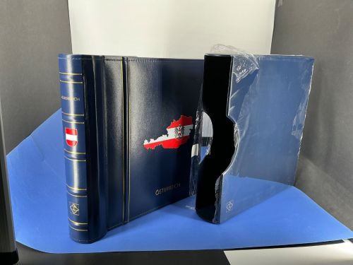 Leuchtturm "Österreich 1945-79 SF-Vordruckalbum Blau ungebraucht/ neuwertig