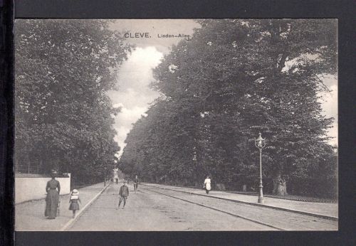 AK Cleve (Kleve) NRW 1917 Linden-Allee