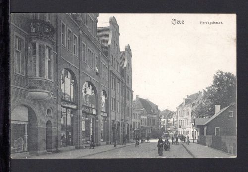AK Cleve (Kleve) NRW 1906 Herzogstrasse
