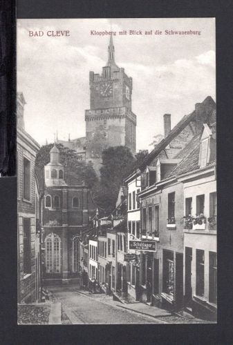 AK Cleve (Kleve) NRW um 1910 Kloppberg, Schuhlager Büchl
