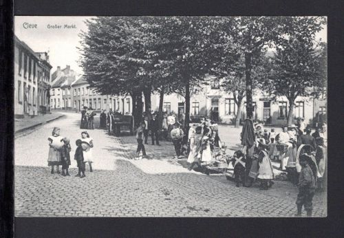 AK Cleve (Kleve) NRW 1906 Großer Markt