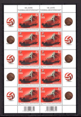 Österreich Kleinbogen MiNr. 2950 postfrisch Fußball
