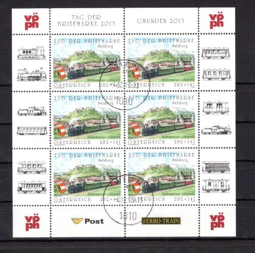 Österreich Kleinbogen MiNr. 3087 gestempelt Tag der Briefmarke