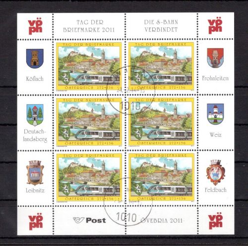 Österreich Kleinbogen MiNr. 2936 gestempelt Tag der Briefmarke