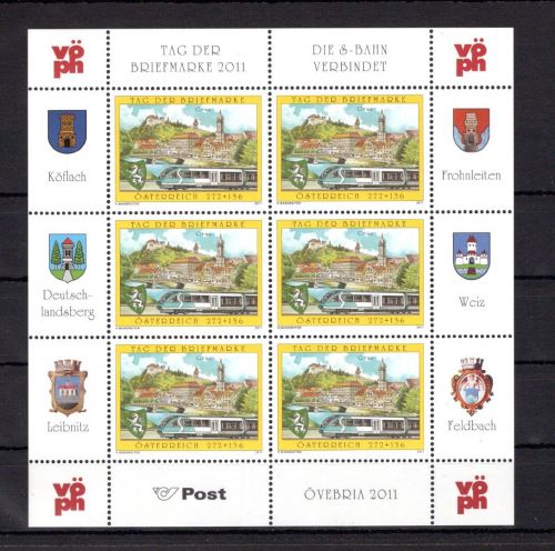 Österreich Kleinbogen MiNr. 2936 postfrisch Tag der Briefmarke