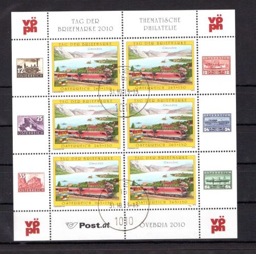 Österreich Kleinbogen MiNr. 2887 gestempelt Tag der Briefmarke