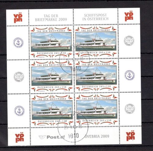 Österreich Kleinbogen MiNr. 2826 gestempelt Tag der Briefmarke