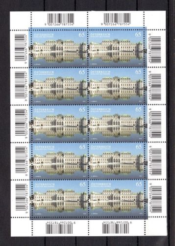 Österreich Kleinbogen MiNr. 2860 postfrisch Schloss Belvedere