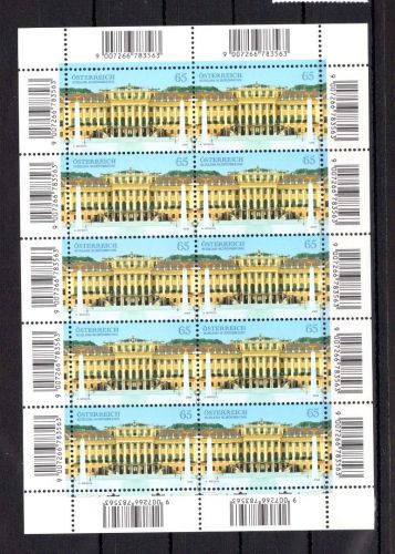 Österreich Kleinbogen MiNr. 2796 postfrisch Schloss Schönbrunn