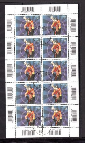 Österreich Kleinbogen MiNr. 2778 gestempelt Fußball EM 2008