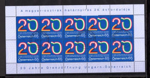 Österreich Kleinbogen MiNr. 2823 gestempelt