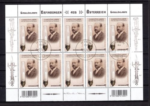 Österreich Kleinbogen MiNr. 3031 gestempelt Wissenschaftler