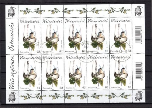 Österreich Kleinbogen MiNr. 3033 gestempelt Weinviertel