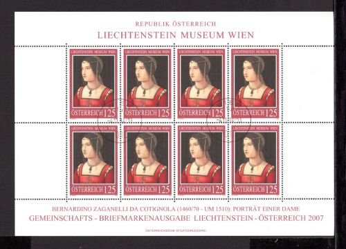 Österreich Kleinbogen MiNr. 2641 gestempelt Museum