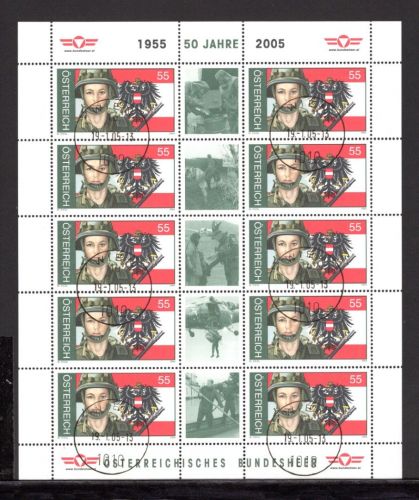 Österreich Kleinbogen MiNr. 2503 gestempelt