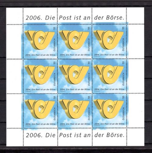 Österreich Kleinbogen MiNr. 2600 postfrisch