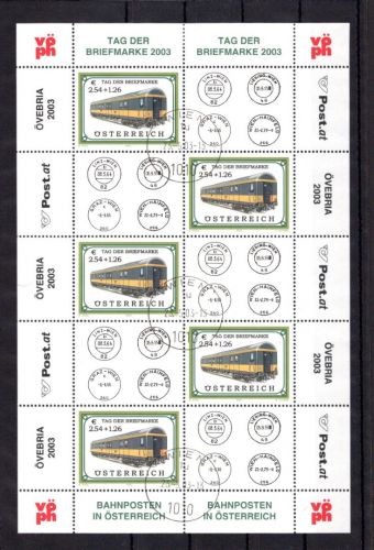 Österreich Kleinbogen MiNr. 2414 gestempelt Tag der Briefmarke