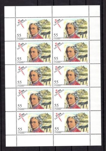 Österreich Kleinbogen MiNr. 2603 postfrisch Mozart