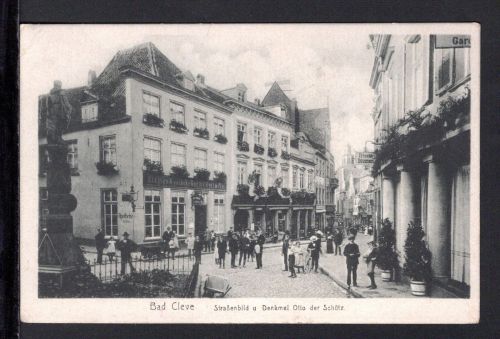AK Cleve (Kleve) NRW um 1920 Otto der Schütz, Einhorn Apotheke