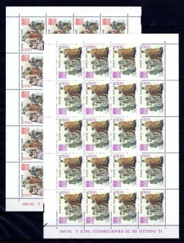 Vatikan MiNr. 897-898 postfrisch als Kleinbögen