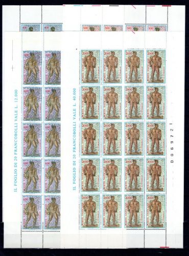 Vatikan MiNr. 916-919 postfrisch als Kleinbögen