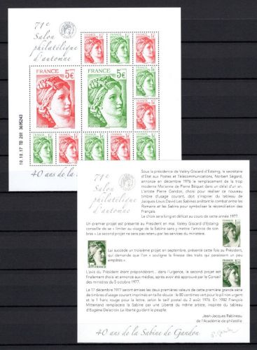 Frankreich MiNr. 6912-6915 postfrisch als Kleinbogen