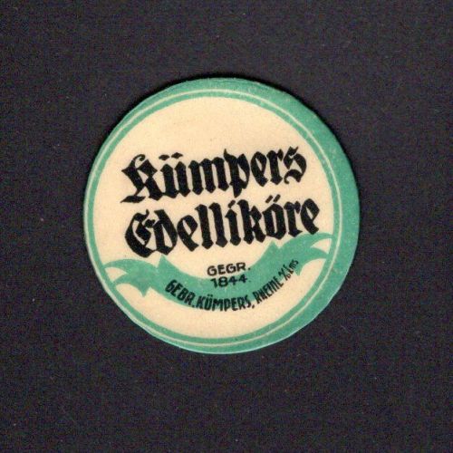 Deutsches Reich Kümpers Edelliköre Kapselgeld 100 Reichspfennig