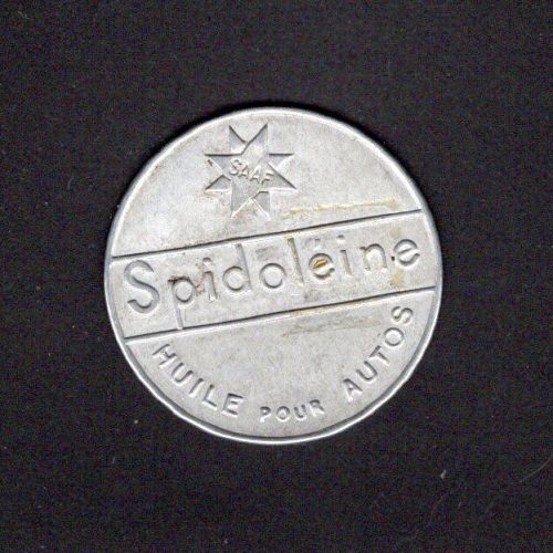Frankreich Spidoléine Huile pour Autos Kapselgeld 5 Centimes