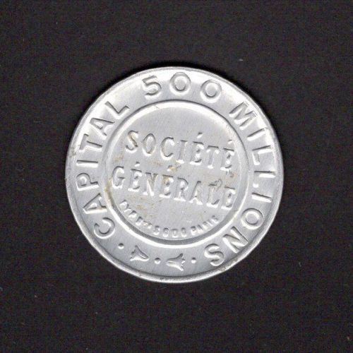 Frankreich SOCIÉTE GÉNERALE Kapselgeld 25 Centimes