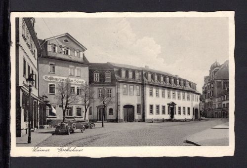AK Weimar 1938 Goethehaus