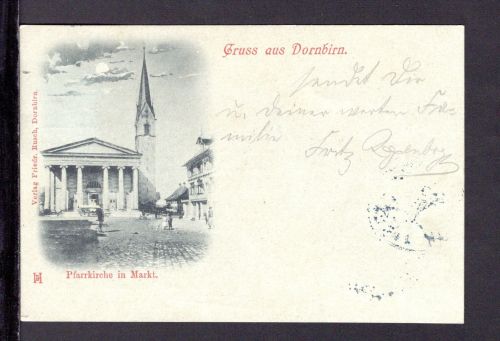 AK Dornbirn 1898 Pfarrkirche