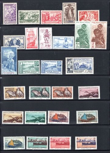 Neukaledonien Lot aus 1937-1965 postfrisch