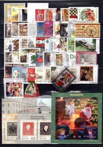 Österreich Jahrgang 2016 gestempelt