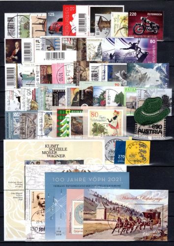 Österreich Jahrgang 2018 gestempelt