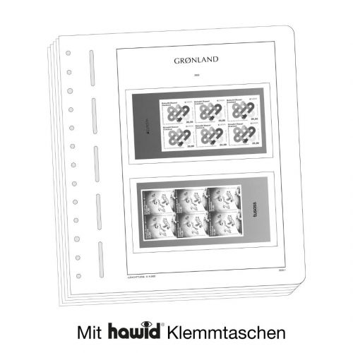 Leuchtturm Grönland Heftchenblätter 2023 Vordrucke SF 371906 Neuware