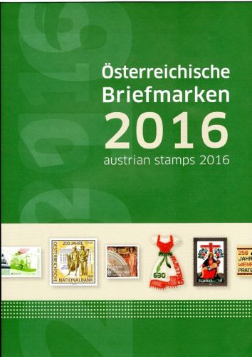Österreich Jahresmappe 2016 postfrisch