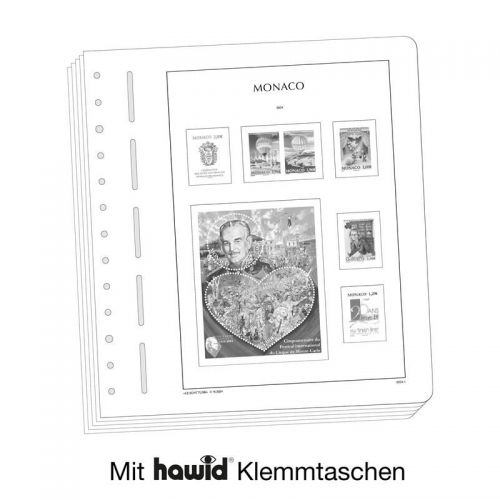 Leuchtturm Monaco 2024 Vordrucke SF 373590 Neuware